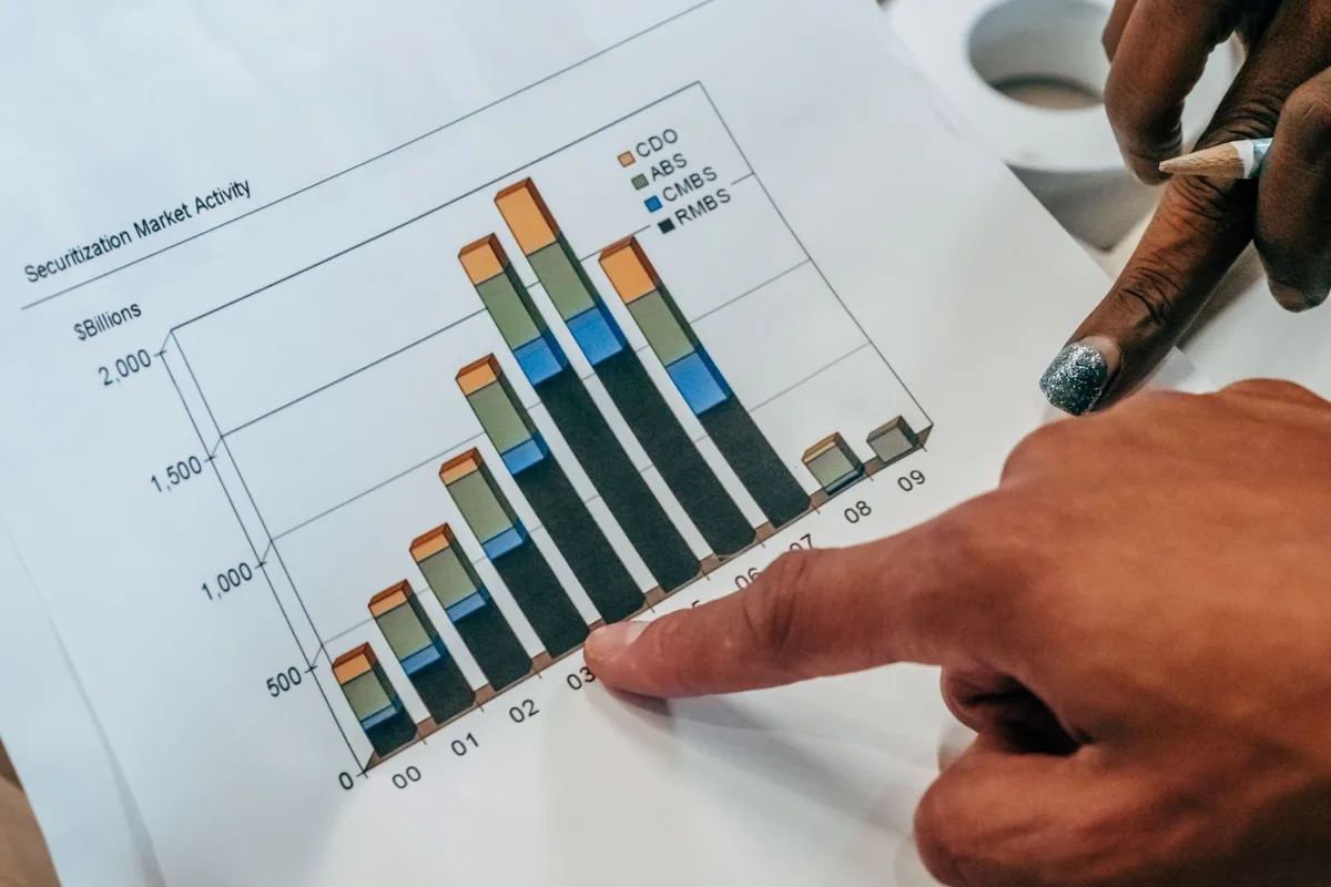 Persona redactando una consulta para un equipo de orientación financiera
